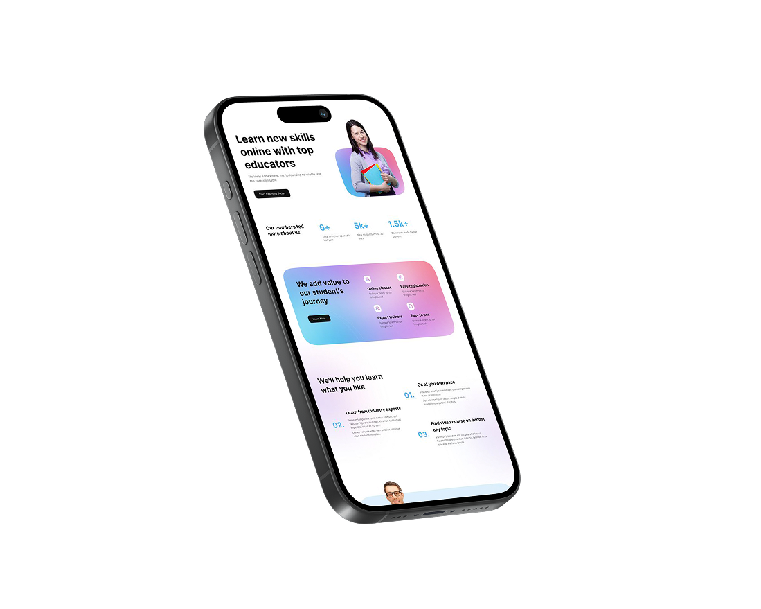 Mockup de aplicación móvil